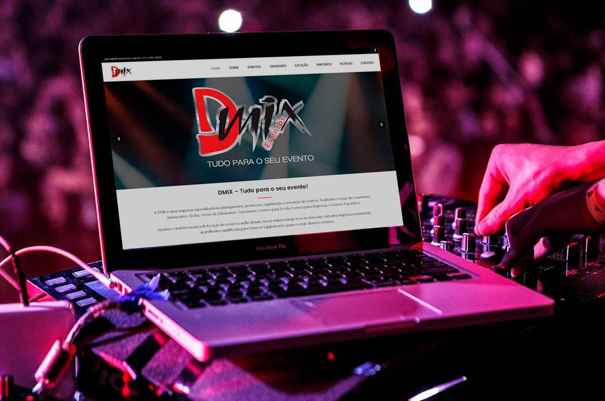 Dmix Eventos - Portfólio - Vivaz Digital