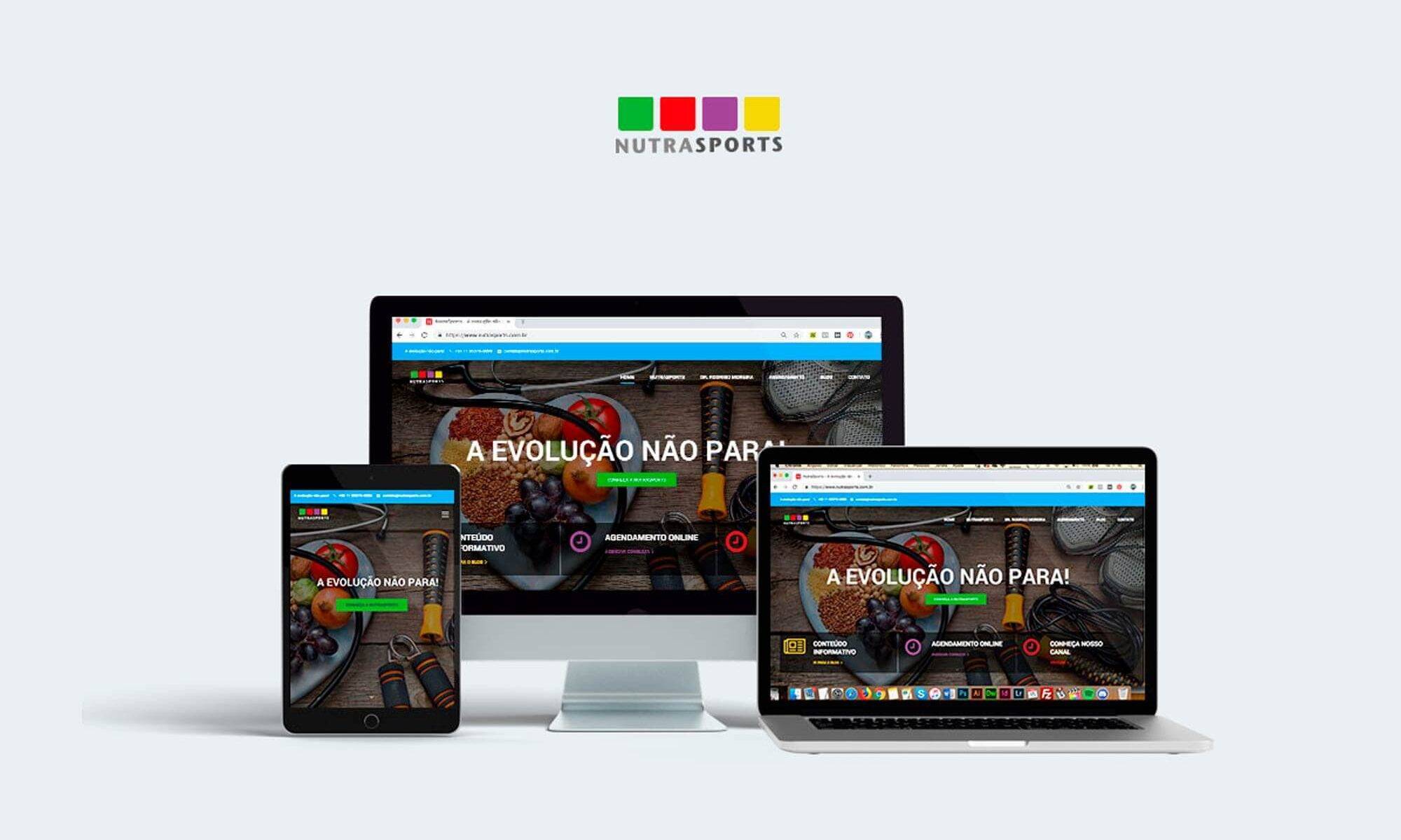 NutraSports - Portfólio - Vivaz Digital